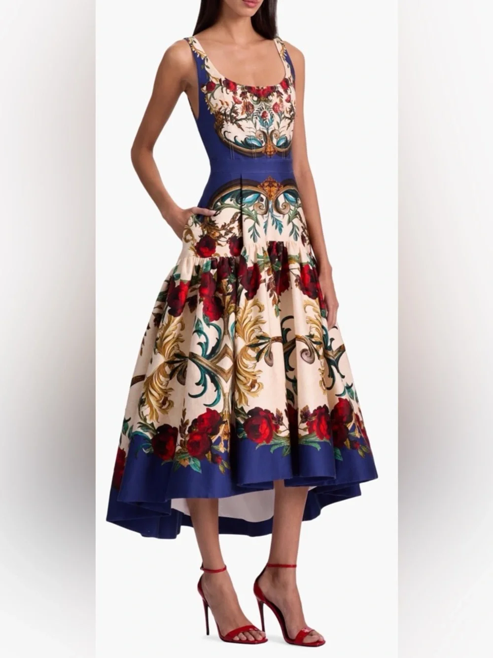 Alice + Olivia Diana Floral Bustier Cocktail Dress. Size 2 - Picture 2 of 9